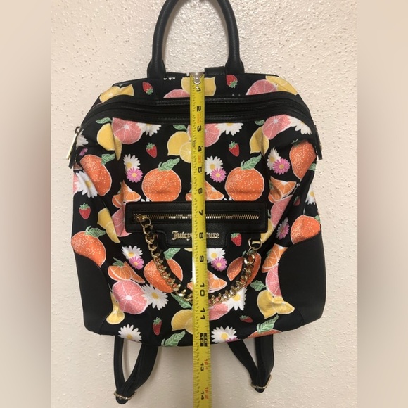 Juicy Couture Black Citrus Forbidden Fruit Backpack - Picture 7 of 13